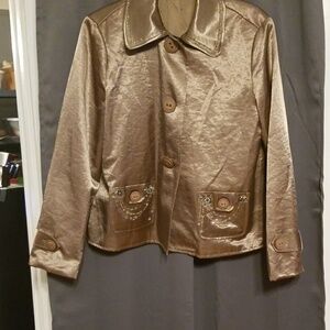 Christine  Alexander shimmering  tan blaze…